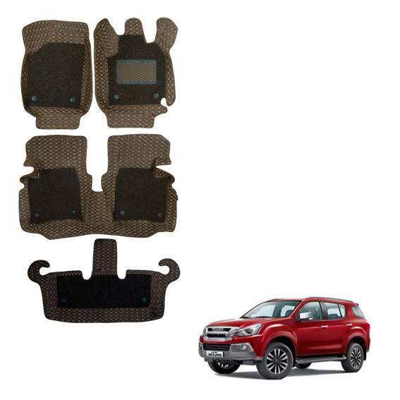 Superior 7D Mats for Isuzu MU-X - Brown Colour