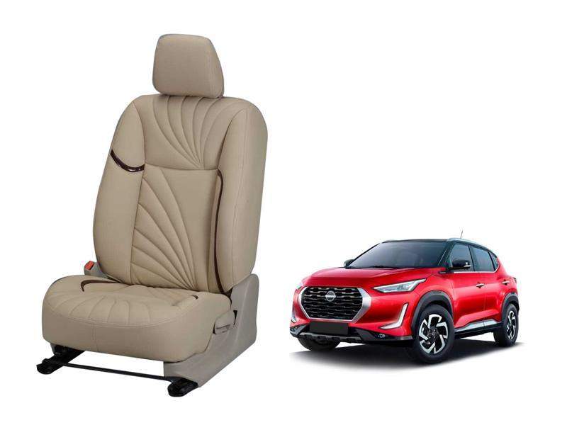 Nissan Magnite Dove Series 3D Custom Nappa Leather Car Seat Covers