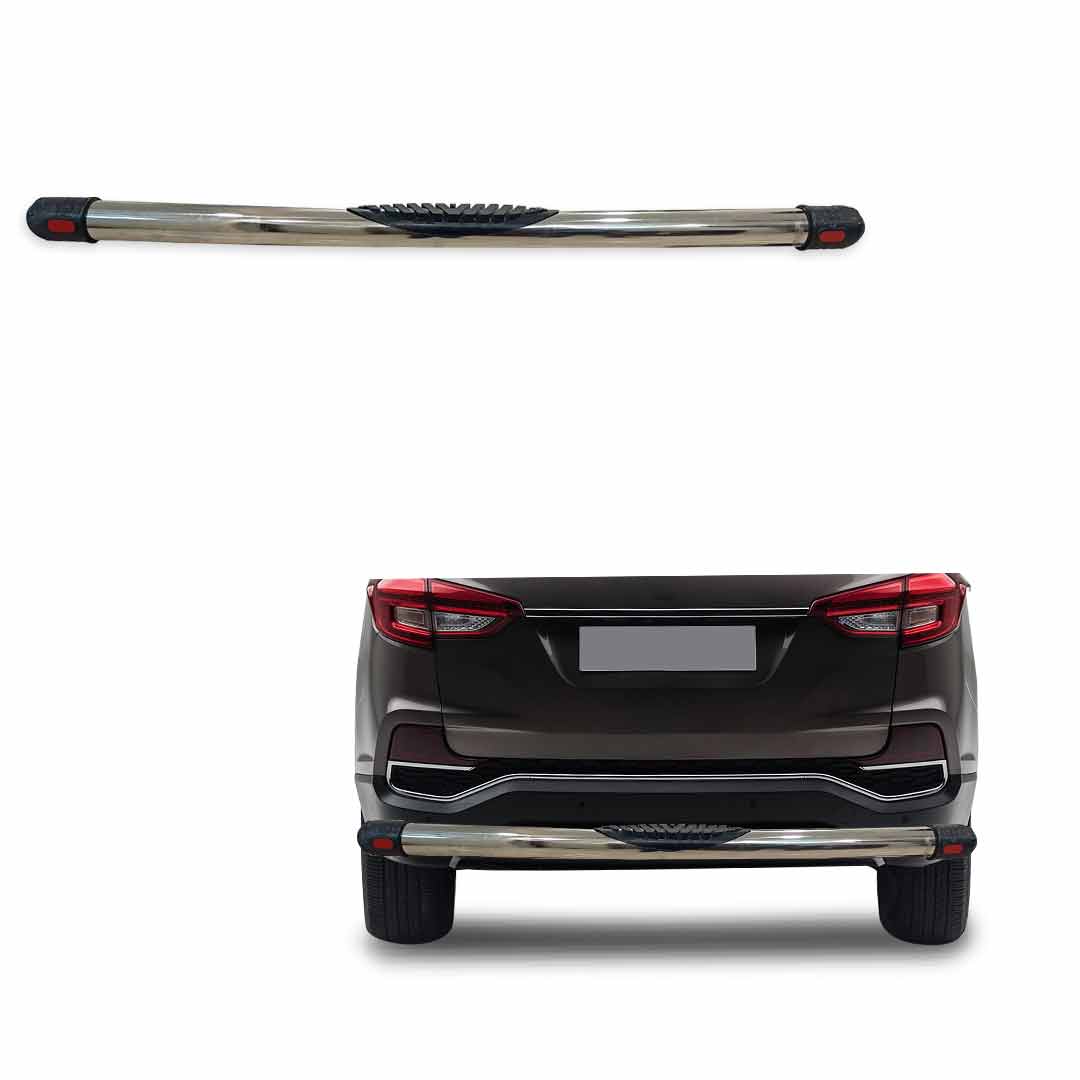 Rear Bumper Guards for Mahindra Alturas - in Jumbo Style