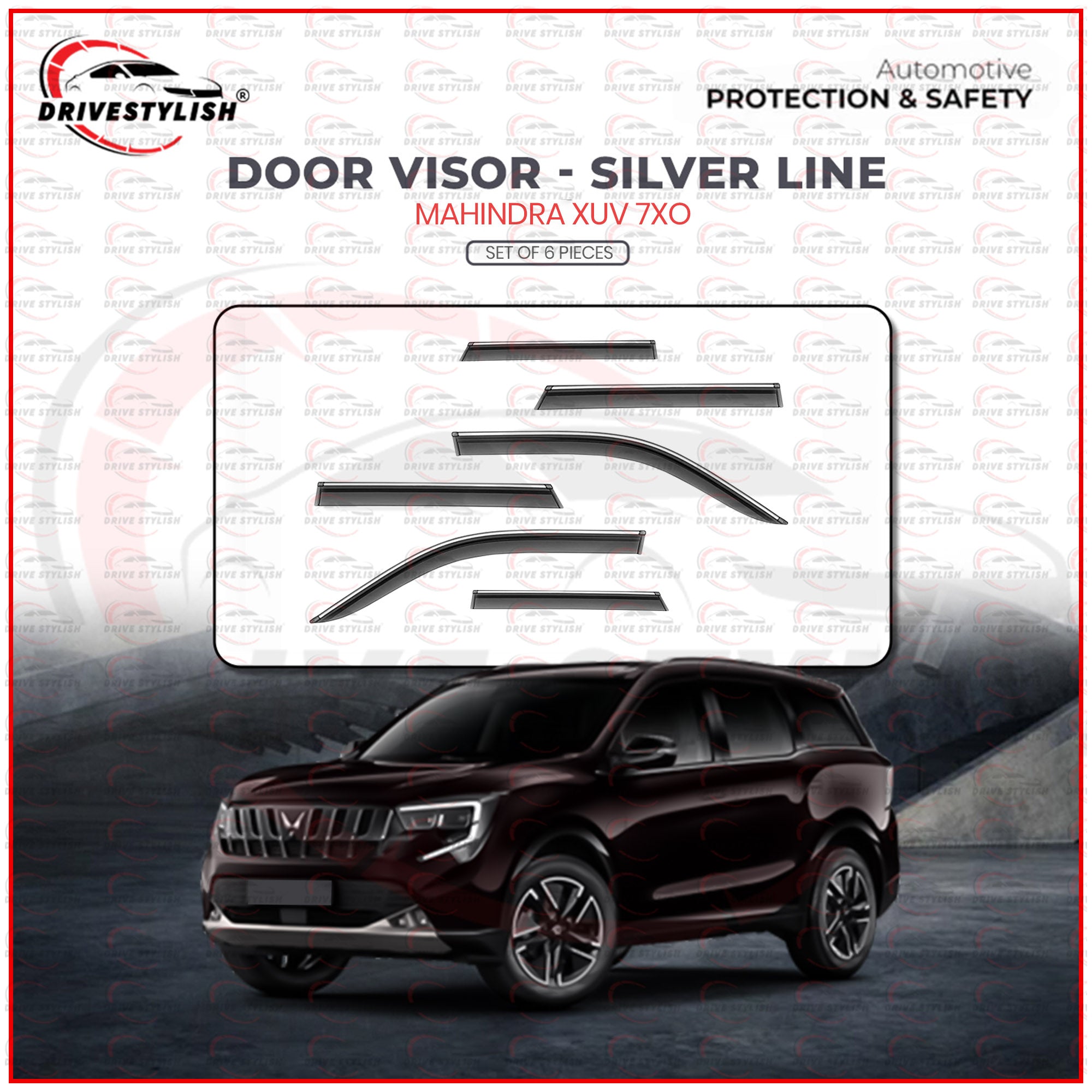 Mahindra XUV 7XO Door Visors
