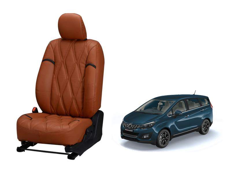 Mahindra Marazzo Kite Series 3D Custom Nappa Leather Car Seat Covers