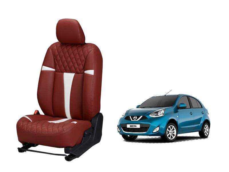 Nissan Micra Racing series 3D Custom art leather car seat covers