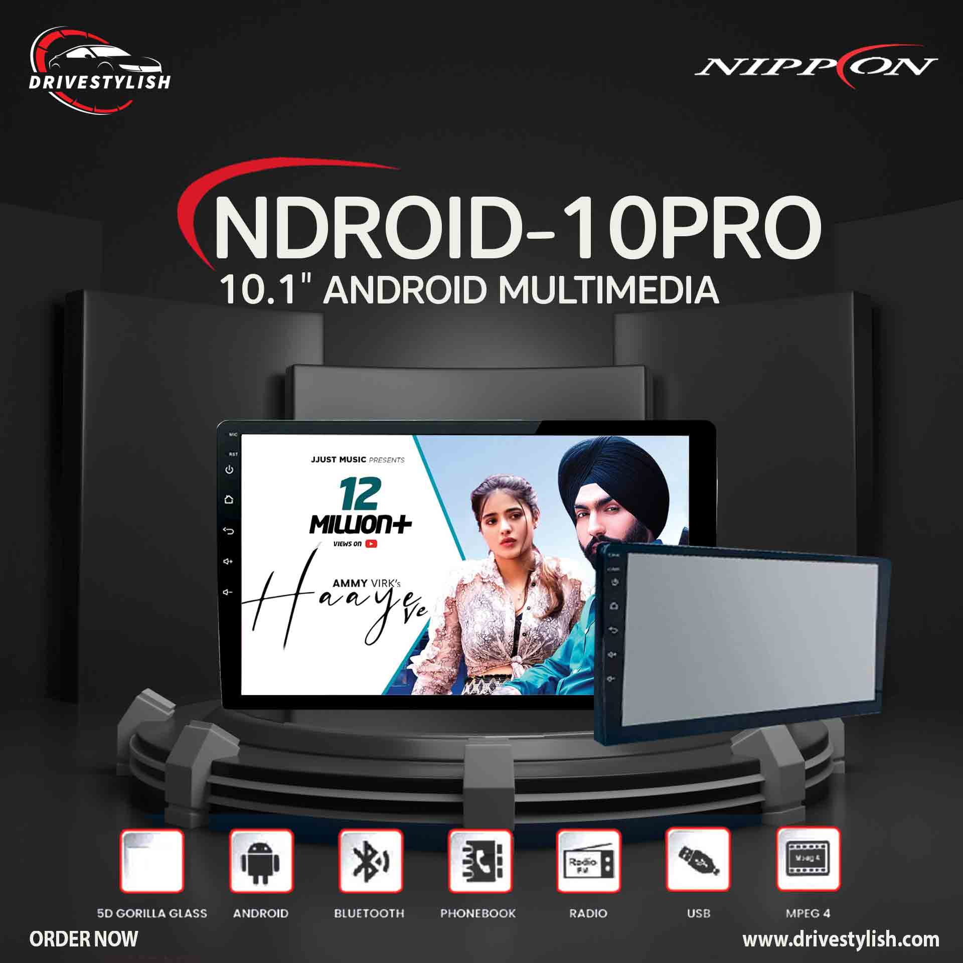 NIPPON NDROID 10PRO - Android Music System