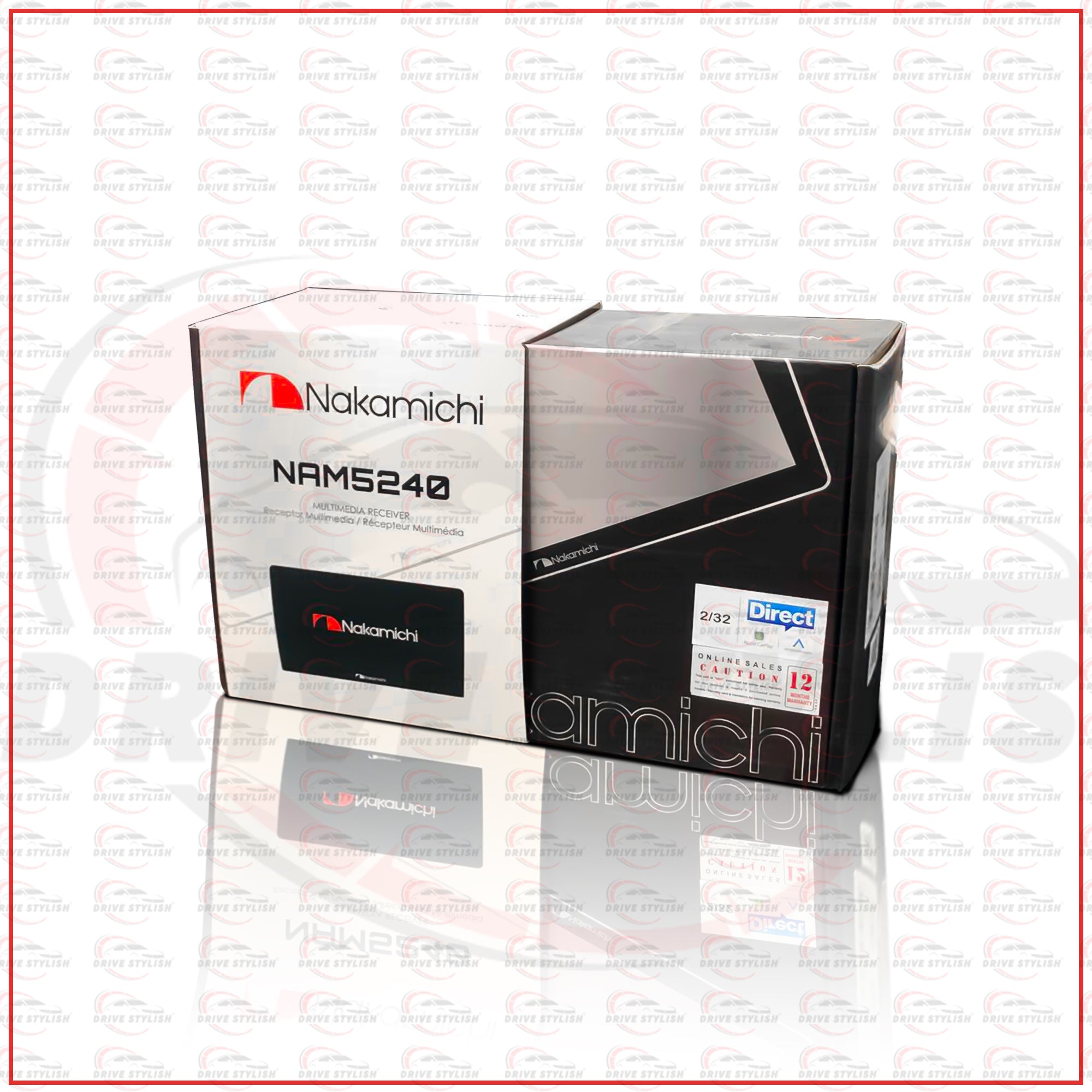 Nakamichi NAM5240 Multimedia Carplay System 2RAM/32ROM OR 4RAM/64ROM