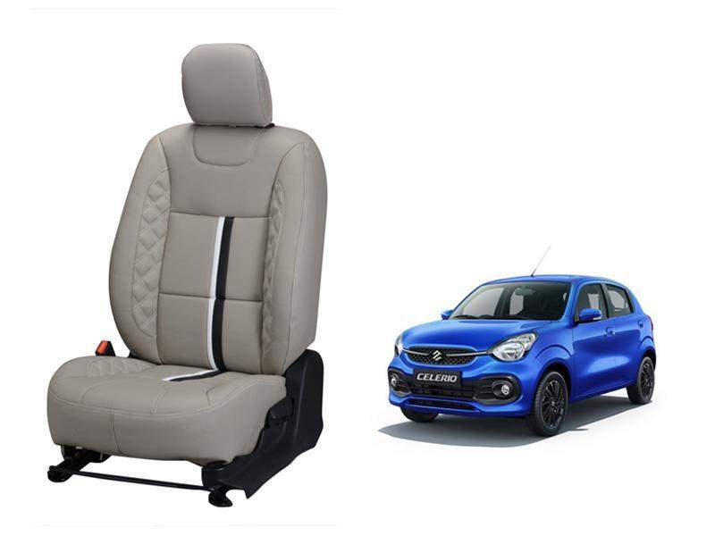 Maruti Suzuki New Celerio Trace Series 3D Custom Nappa Leather Car Seat Covers