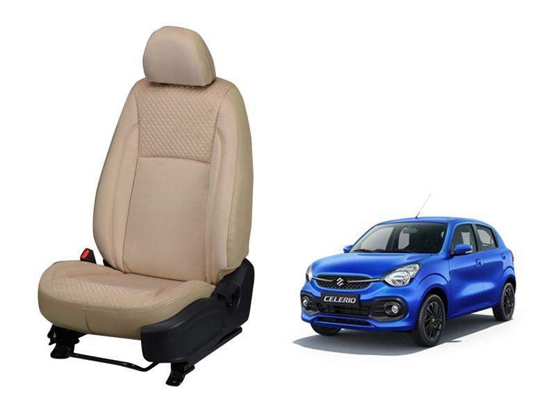 Maruti Suzuki New Celerio Velvet SERIES 3D CUSTOM ART LEATHER CAR SEAT COVERS