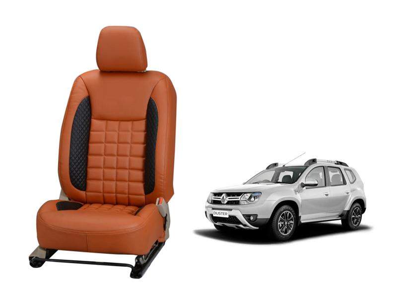 Renault New Duster Prism Series 3D Custom Nappa Leather Car Seat Covers