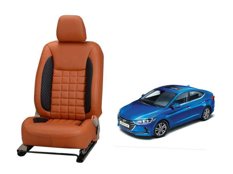 Hyundai New Elantra Nappa Leather Seat Cover - Prizm Design