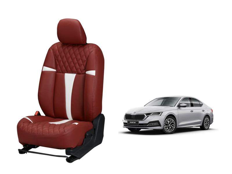 Skoda New Octavia Racing series 3D Custom art leather car seat covers