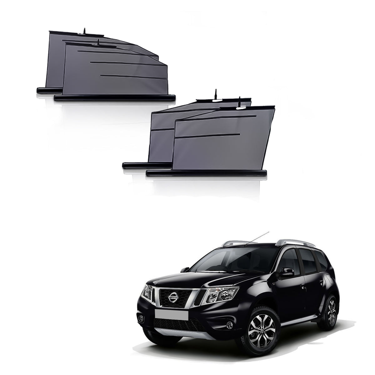 Nissan Terrano Automatic window roller curtains | Car Roller Retractable Sun Shades