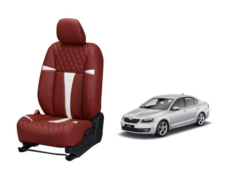 Skoda Old Octavia Racing series 3D Custom art leather car seat covers