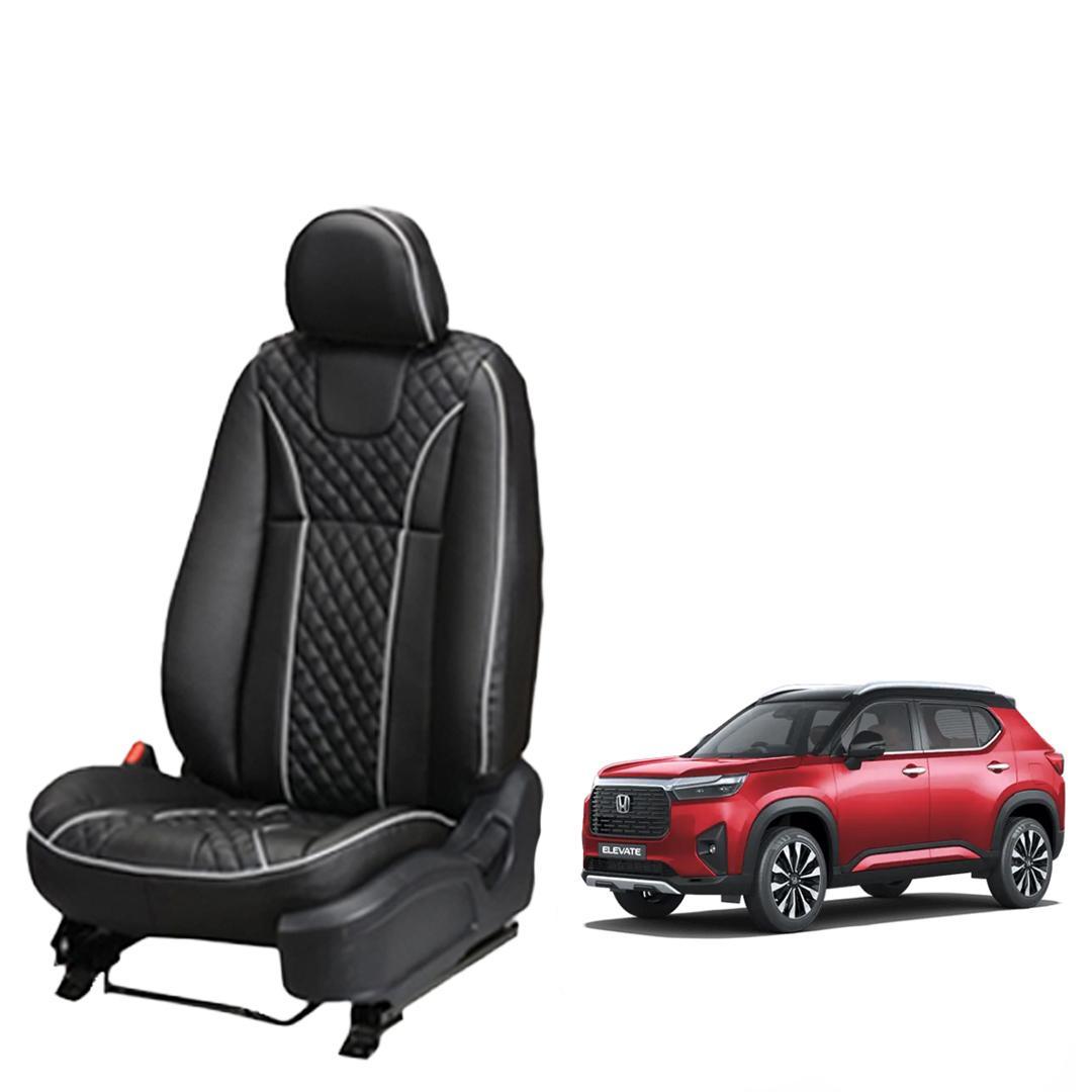 Honda Elevate Art Leather Seat Cover - Moon Design