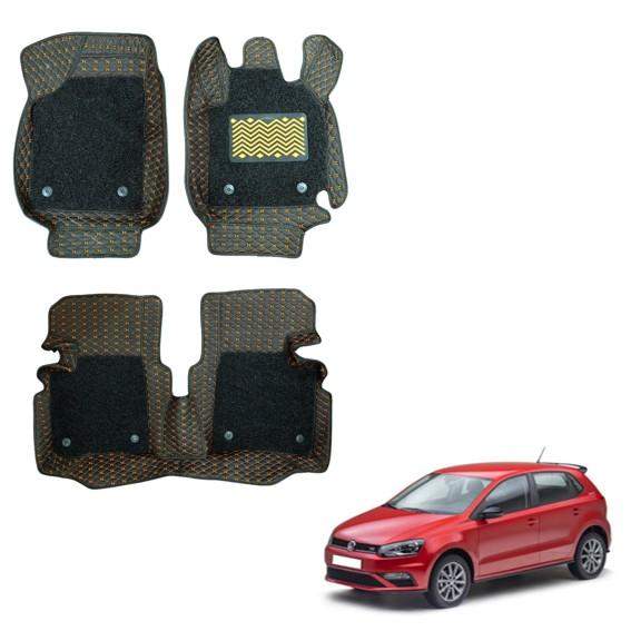 Volkswagen Polo Illustrious 7D Mat Carpet - Black/Tan Colour