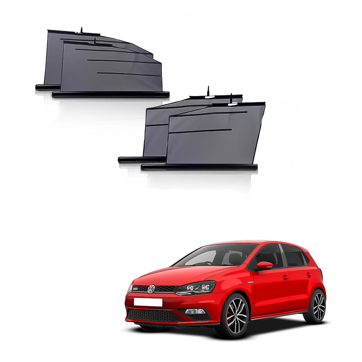 Polo Automatic window roller curtains | Car Roller Retractable Sun Shades