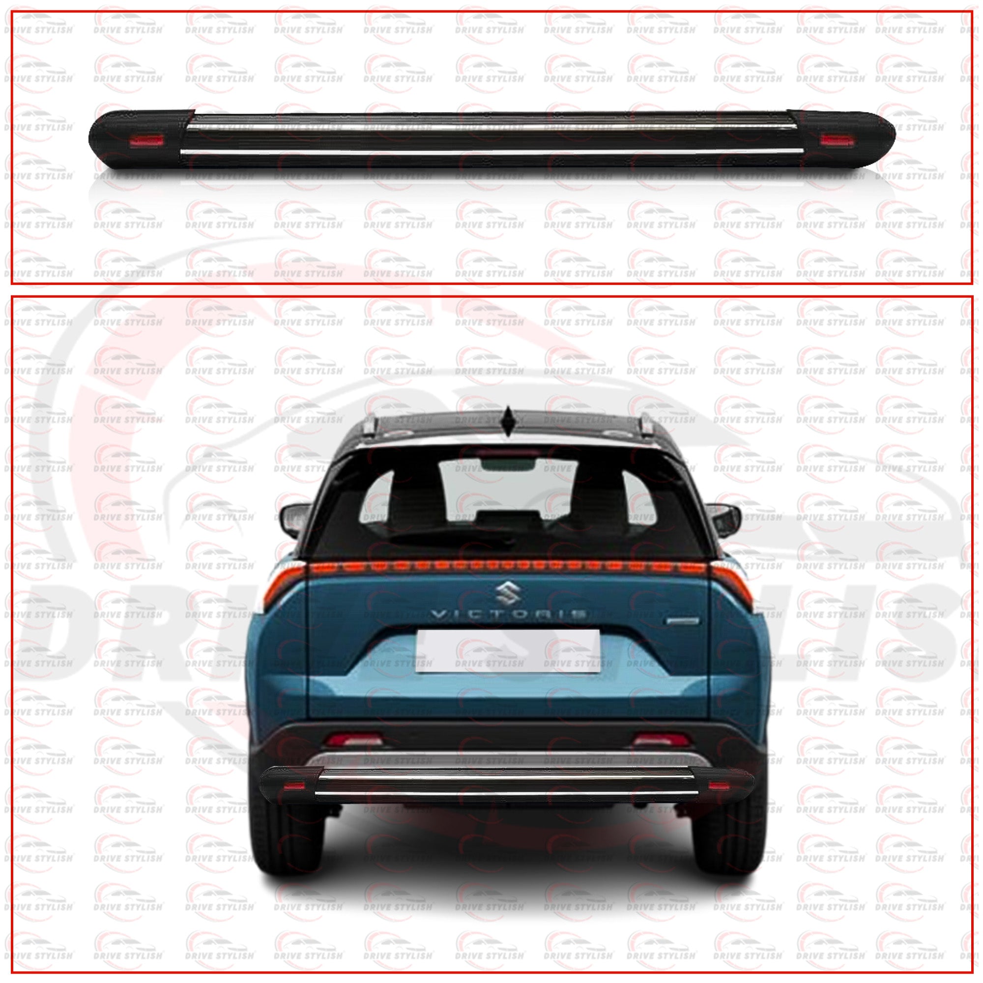 Rear Bumper Guard for Maruti Suzuki Victoris || Aluminium Aftermarket