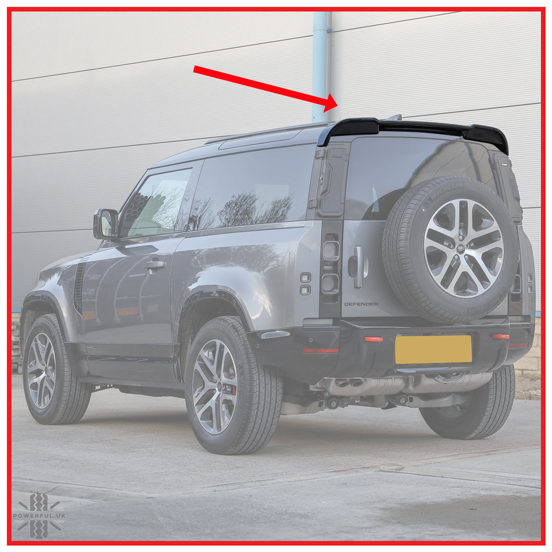 Range Rover Without Rear Spoiler Roof Spoilers for Land Rover Defender