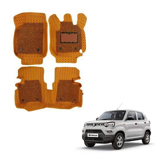 Maruti Suzuki S-Presso Illustrious 7D Mat Carpet - Tan Colour