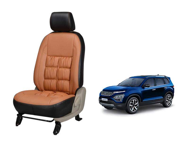 Tata new Safari Comfort Series 3D Custom Stallion Leather Car Seat Covers