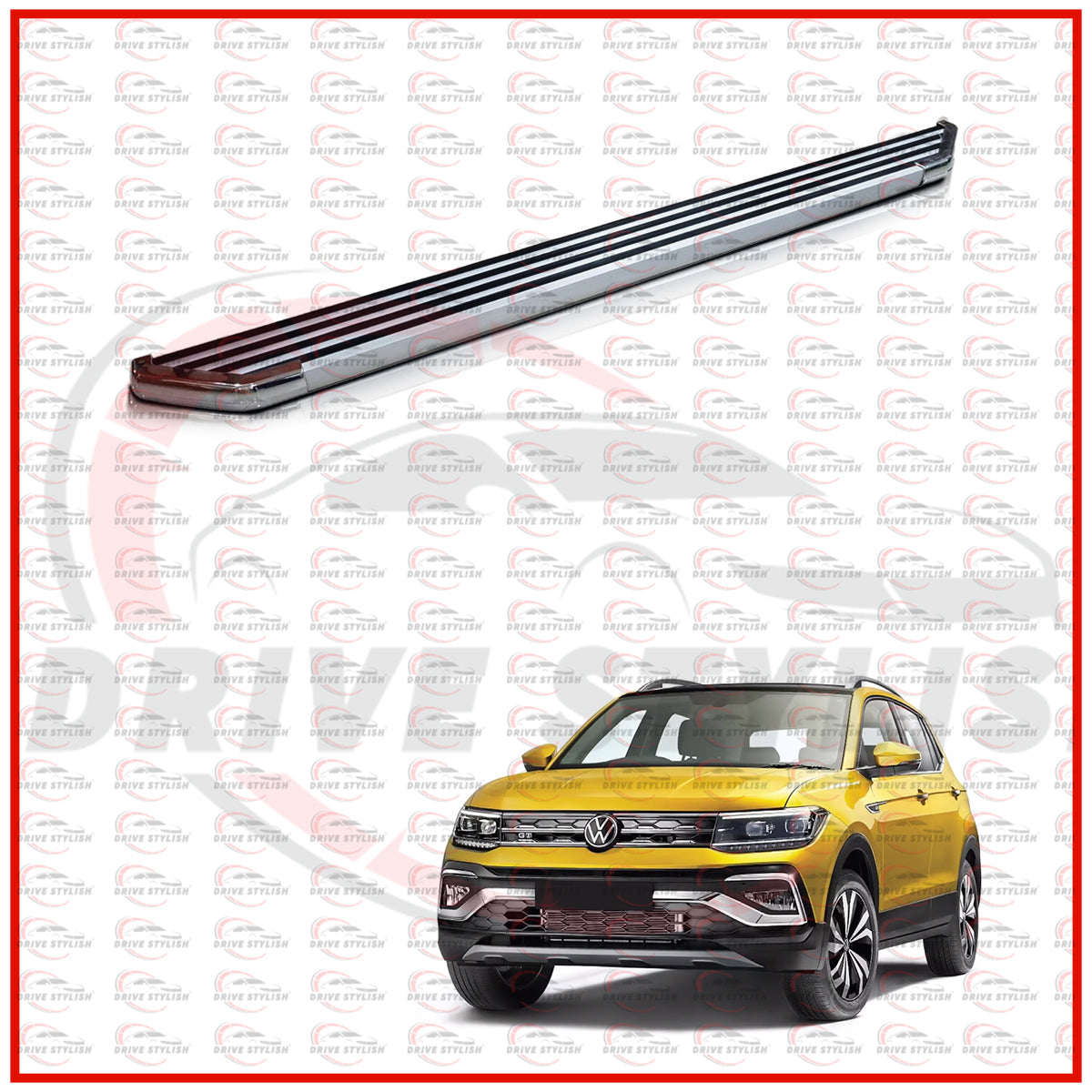 Side Footrest Board For Taigun Zebra Pattern