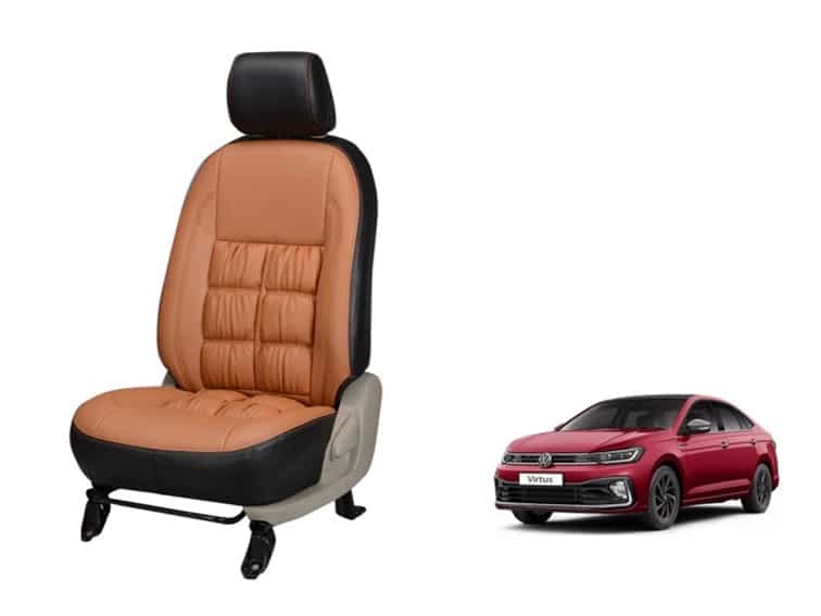 Volkswagen Virtus Comfort Series 3D Custom Stallion Leather Car Seat Covers