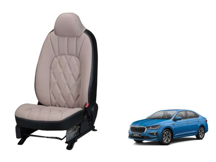 Skoda Slavia Threading SERIES 3D CUSTOM ART LEATHER CAR SEAT COVERS