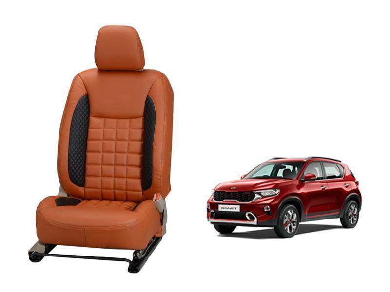 Kia Sonet Nappa Leather Seat Cover - Prizm Design