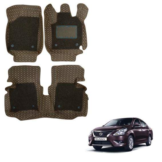 All-Weather Mat Carpet for Nissan Sunny - Brown Colour