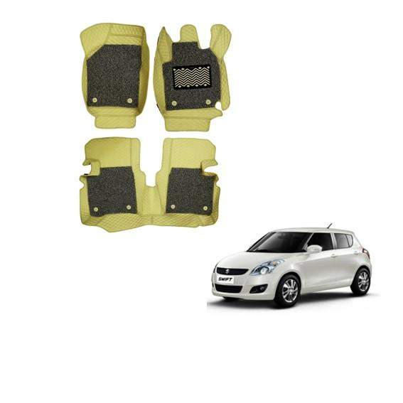 Maruti Suzuki Swift (2012-2017) Luxury 7D Mats - Beige Colour