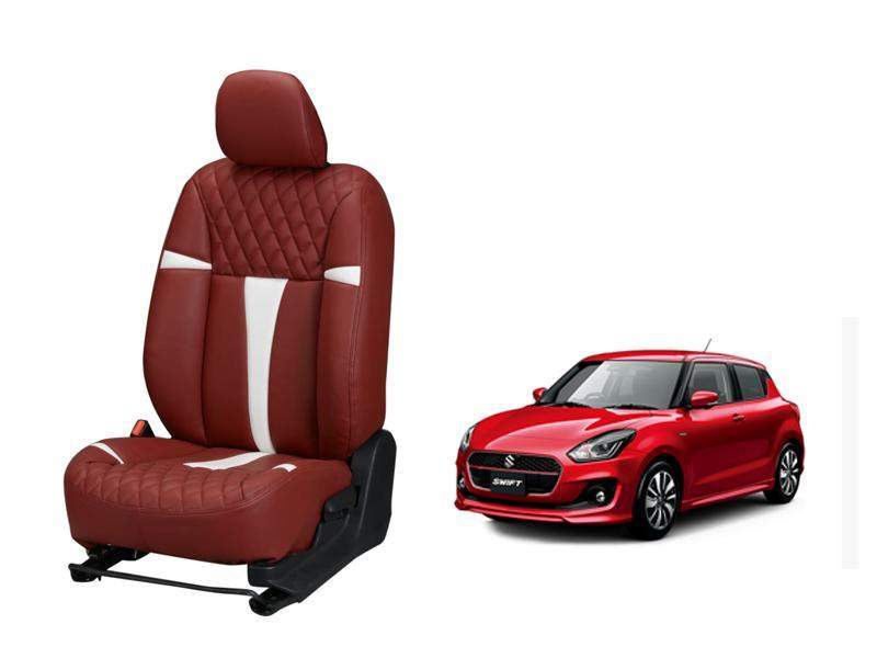 Suzuki Swift 2018 Racing series 3D Custom art leather car seat covers