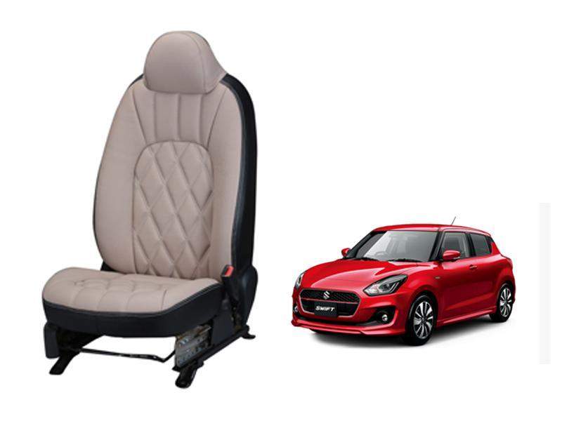 Maruti Suzuki Swift 2018 Threading SERIES 3D CUSTOM ART LEATHER CAR SEAT COVERS