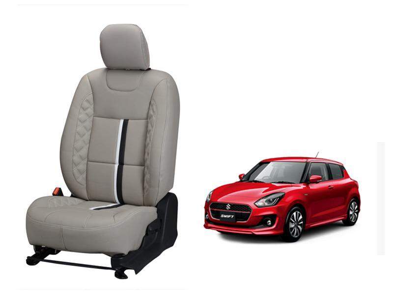 Maruti Suzuki Swift 2018 Trace Series 3D Custom Nappa Leather Car Seat Covers