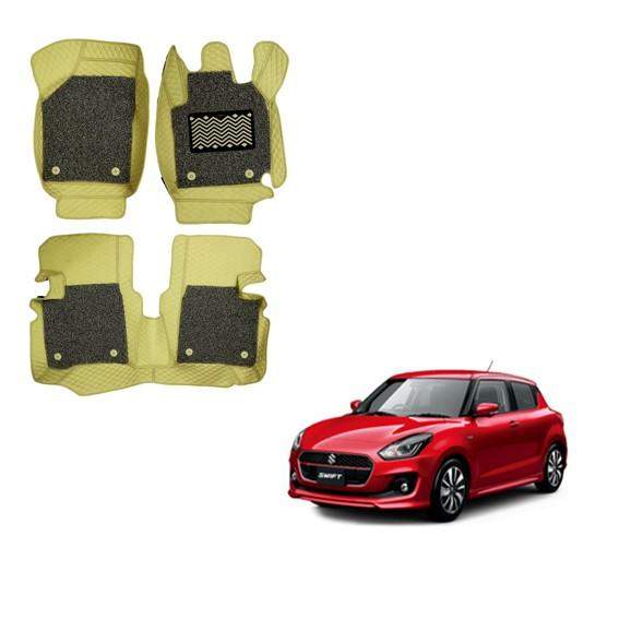 Maruti Suzuki Swift (2018) Illustrious Floor Mats - Beige Colour