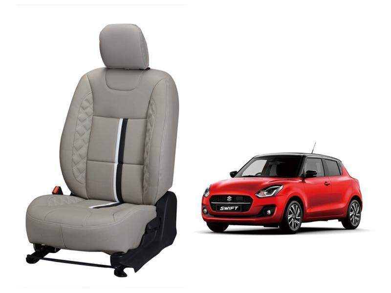 Maruti Suzuki Swift 2020 Trace Series 3D Custom Nappa Leather Car Seat Covers