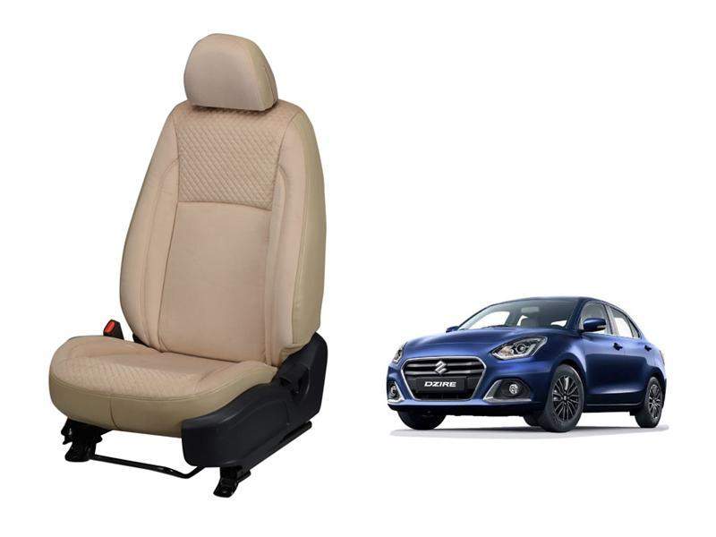 Maruti Suzuki Swift Dzire 2019 Velvet SERIES 3D CUSTOM ART LEATHER CAR SEAT COVERS