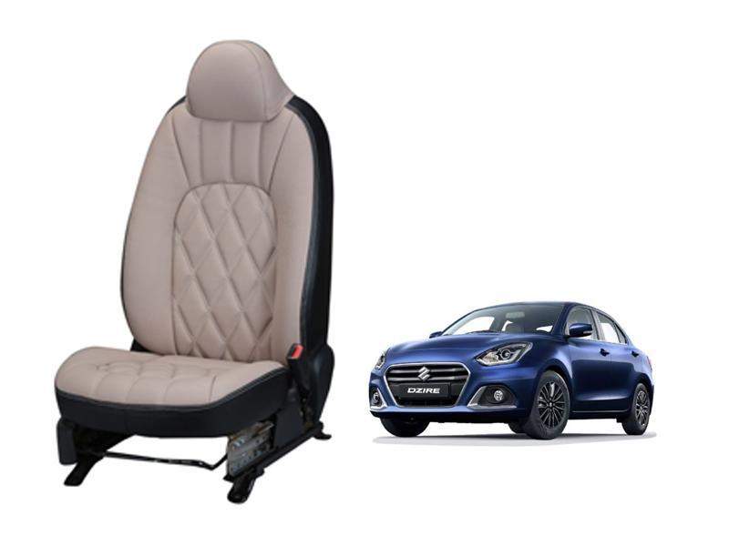 Maruti Suzuki Swift Dzire 2019 Threading SERIES 3D CUSTOM ART LEATHER CAR SEAT COVERS