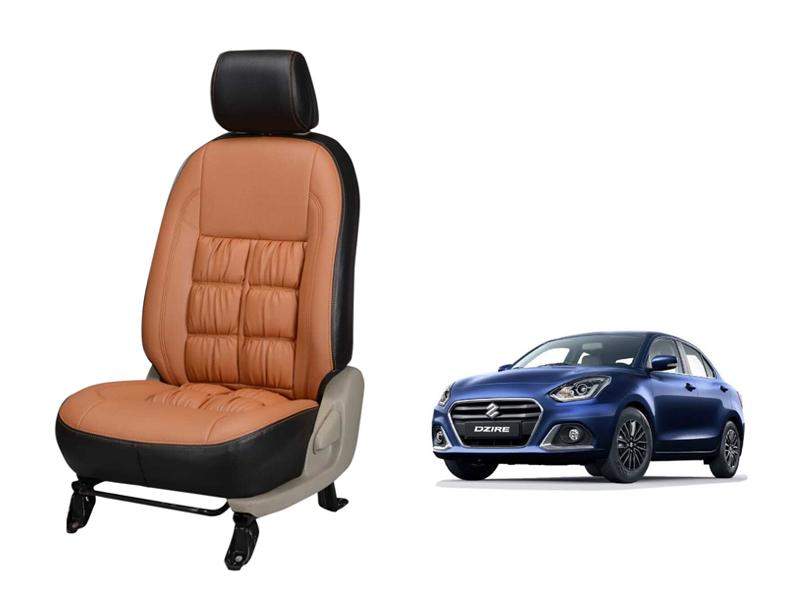 Maruti Suzuki Swift Dzire 2019 Comfort Series 3D Custom Stallion Leather Car Seat Covers