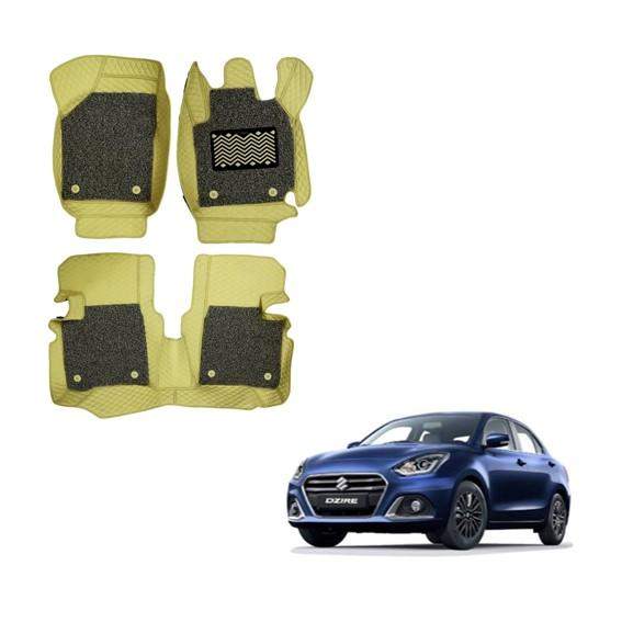 Maruti Suzuki Swift Dzire (2019) Premium Floor Mats - Beige Colour