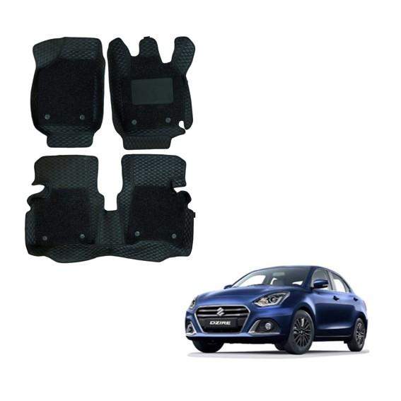 Maruti Suzuki Swift Dzire (2019) Deluxe Foot Mattress - Black Colour