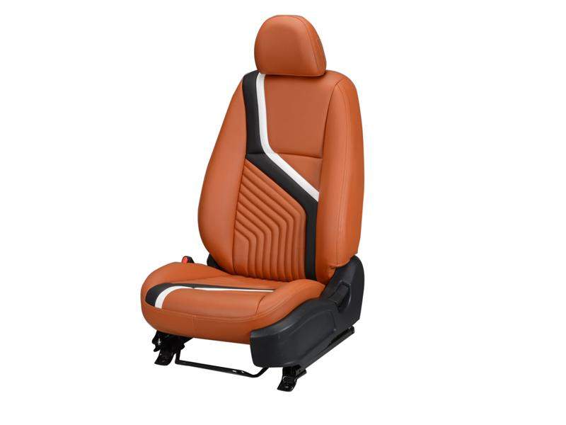 Tata Nexon Zig Zag SERIES 3D CUSTOM ART LEATHER CAR SEAT COVERS