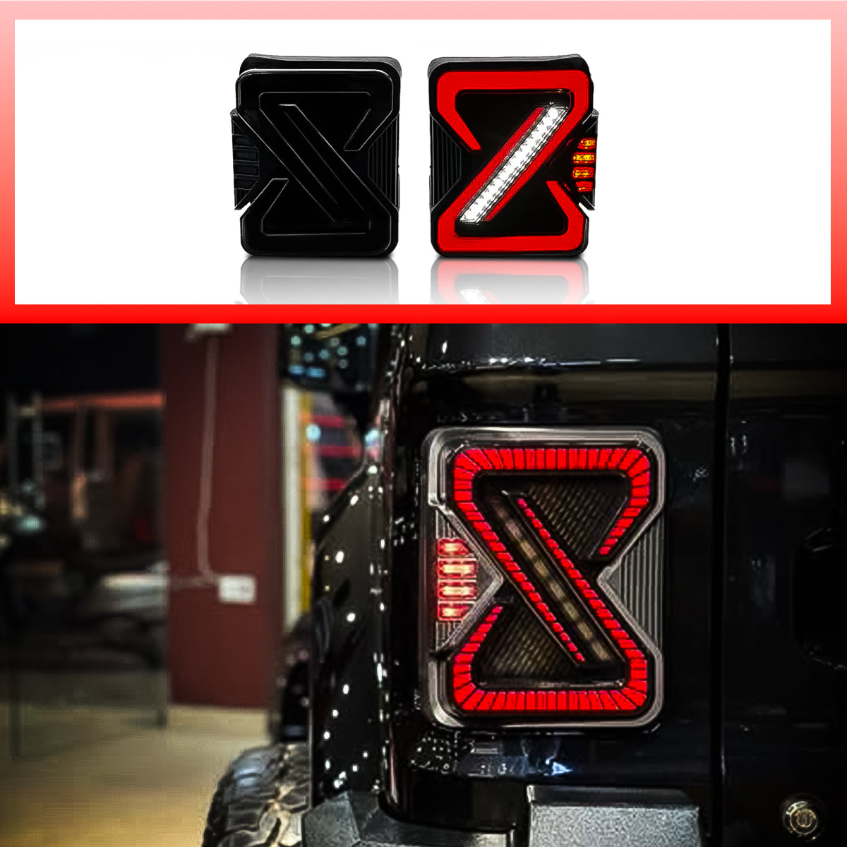 Thar Roxx Tail Light X Design