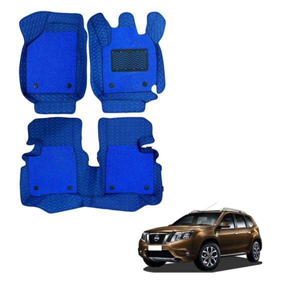 Illustrious Floor Mats for Nissan Terrano - Blue Colour