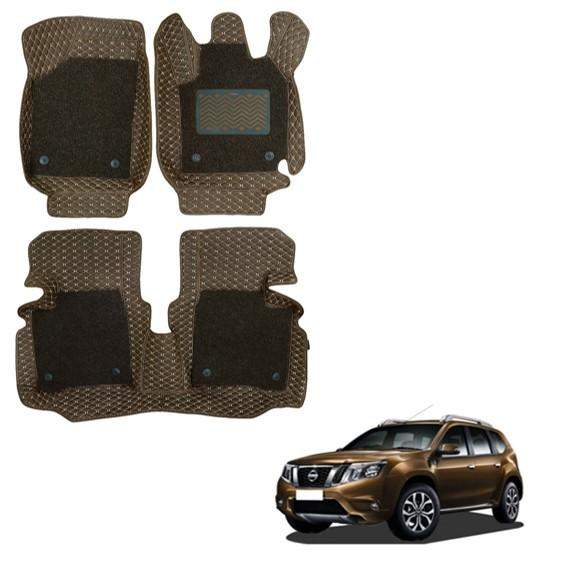 Deluxe Mat Carpet for Nissan Terrano - Brown Colour