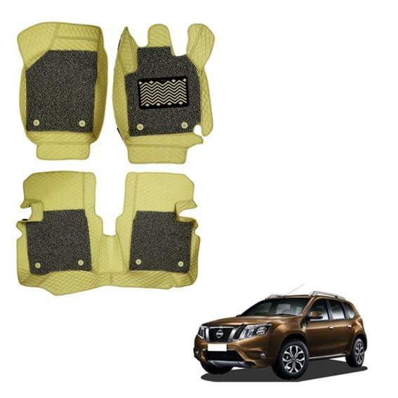 Nissan Terrano Premium 7D Mats - Beige Colour