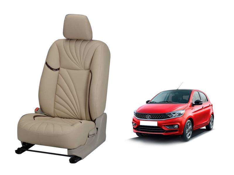 Tata Tiago Dove Series 3D Custom Nappa Leather Car Seat Cover