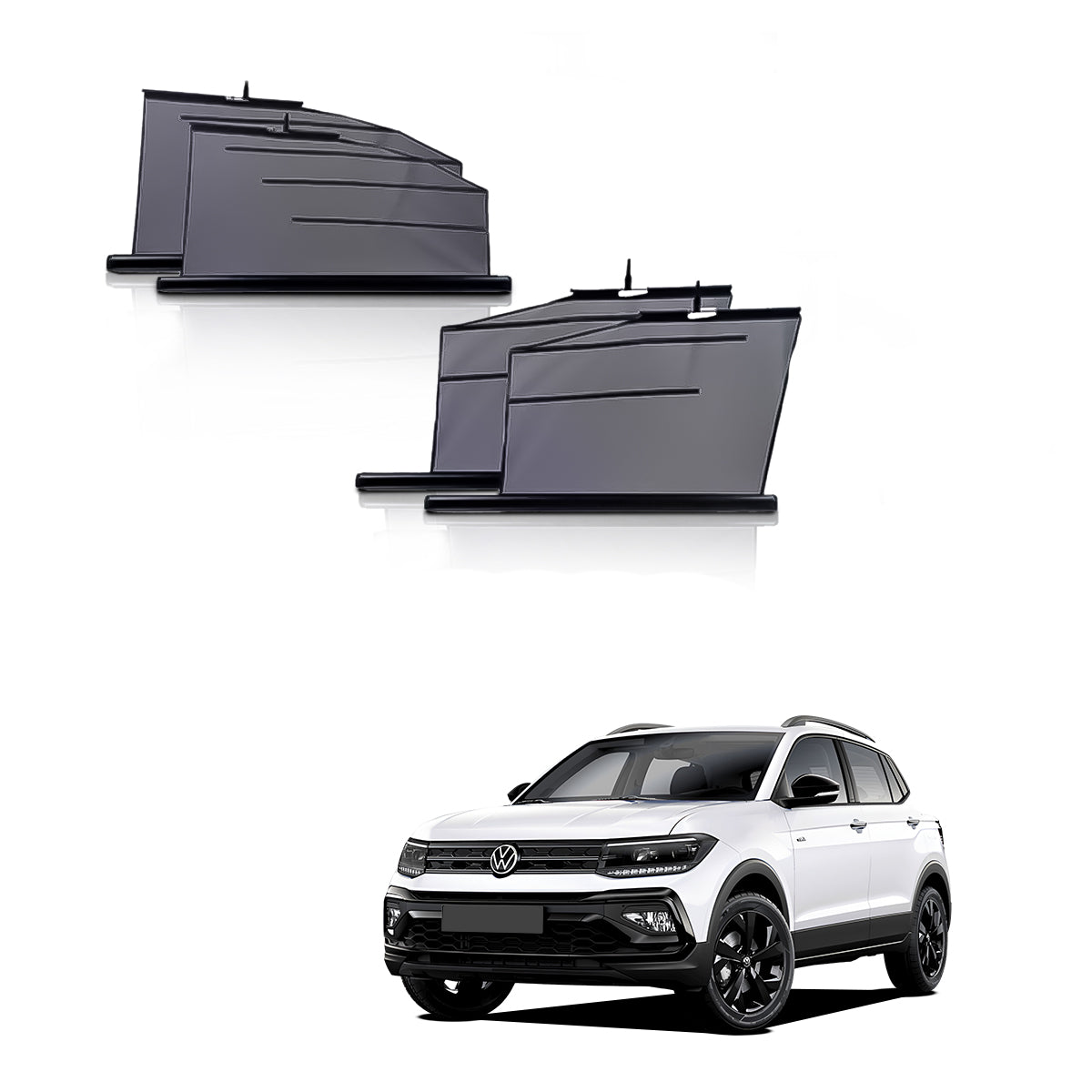 Tiagun Automatic window roller curtains | Car Roller Retractable Sun Shades