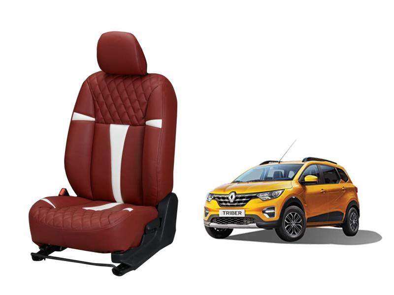 Renault Triber  Racing series 3D Custom art leather car seat covers