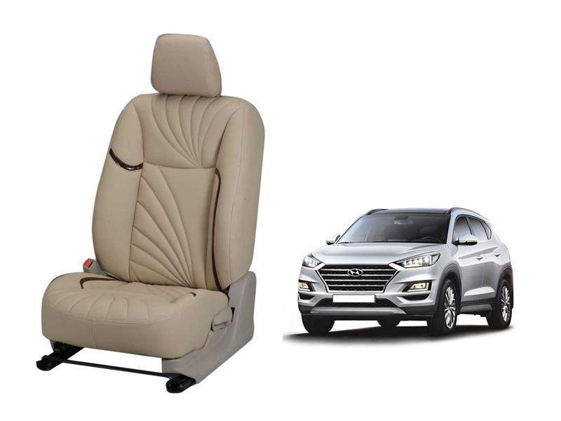 Hyundai Tucson Dove Series 3D Custom Nappa Leather Car Seat Cover