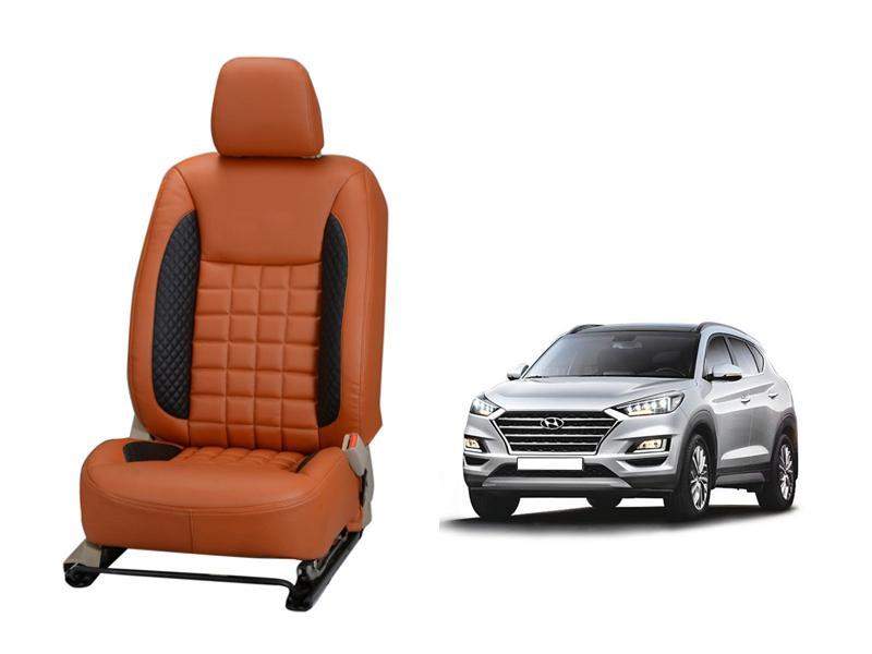 Hyundai Tucson Prism Series 3D Custom Nappa Leather Car Seat Covers