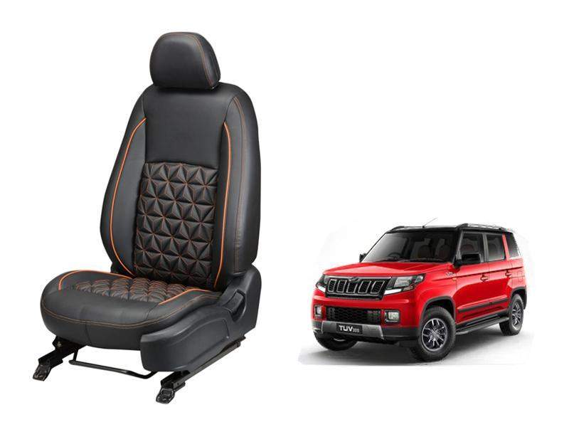 Mahindra Tuv 300 Diamond Series 3D Custom Nappa Leather Car Seat Covers