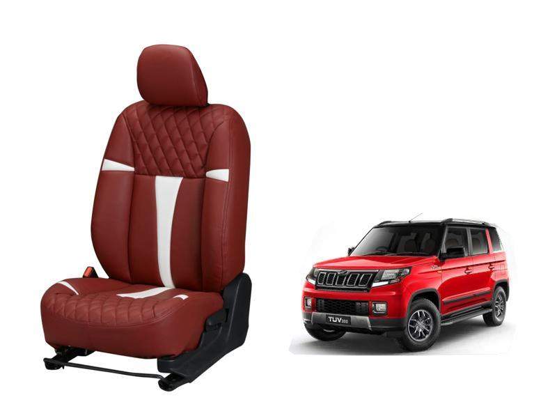 Mahindra TUV 300 Racing series 3D Custom art leather car seat covers